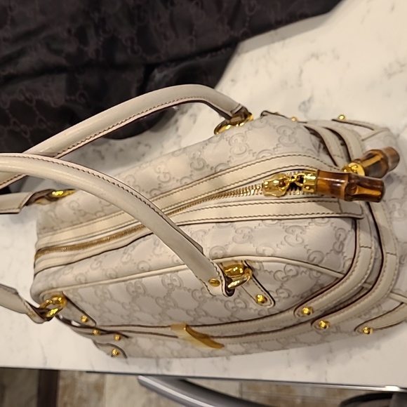 Gucci guccissima white boston bag - Picture 3 of 6